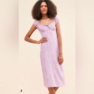 Motel rocks lona midi dress purple